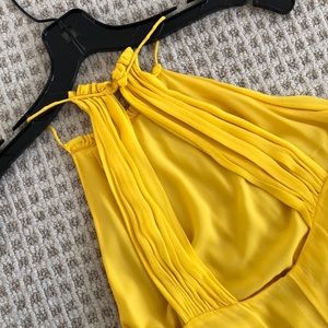 ASOS Dresses - ASOS High Neck Swing Maxi Dress - Yellow ASOS Dresses - ASOS High Neck Swing Maxi Dress - Yellow
